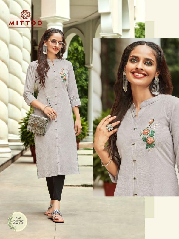 Mittoo Priyal 10 Cotton Weaving Exclusive  Designer Kurti Collection